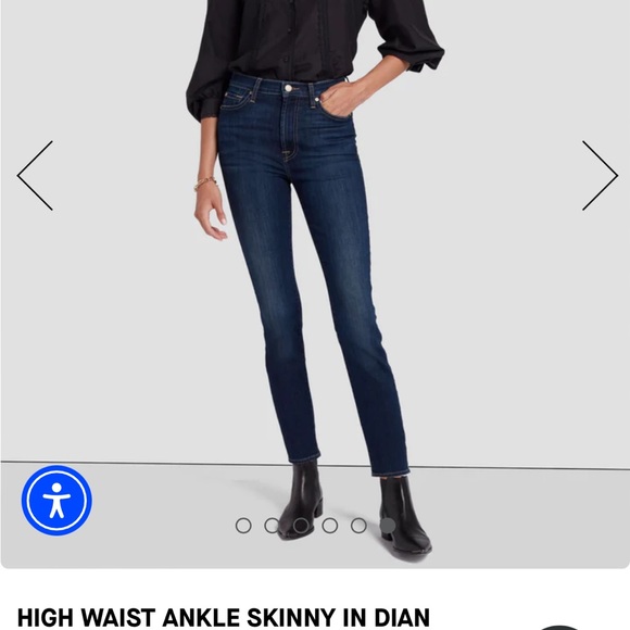 7FAMK NWT ankle skinny jean in Dian - Picture 14 of 14